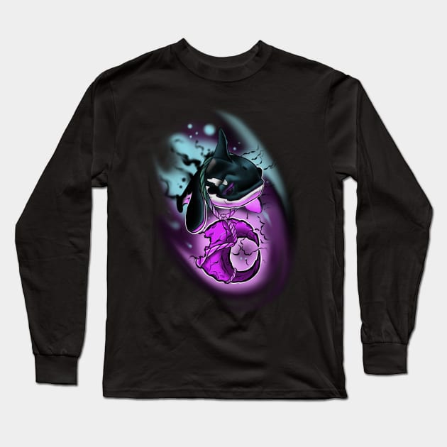 Over the moon Long Sleeve T-Shirt by Gabriella_Ramosart97